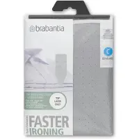 Brabantia - 136702 - HOUSSE DE REPASSAGE - COTON MÉTALLISÉ / MOUSSE - 2 MM - GRIS