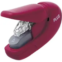 Plus Agrafeuse SL-106AB sans agrafes, bordeaux (5 feuilles)