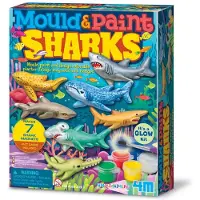 4M Mouler et peindre des requins