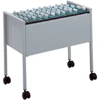 Durable Desserte mobile pour dossiers suspendus Mappenboy , gris clair, sans dossiers suspendus