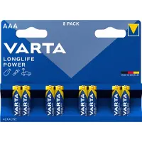 Varta Pile LongLife Power Micro AAA, 8 pièces (8 pcs, AAA)