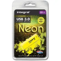Integral - Clé USB 3.0 Neon, 32 Go, jaune