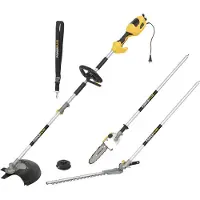 Powerplus Garden Multitool 1000w 3 Pieces Argenté One Size / EU Plug 220V