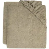 Jollein Housse de Matelas à Langer Jollein Éponge 50x70cm Olive Green (2pack)