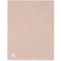 Jollein Couverture pour Bébé Jollein Couverture Berceau Basic Knit Wild Rose-75 x 100 cm