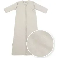 Meyco Baby Slub Babyschlafsack mit abnehmbaren Ärmeln - greige - 110cm