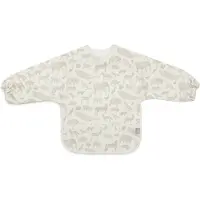 Jollein Bavoir Jollein Waterproof met Mouw Animals Olive Green