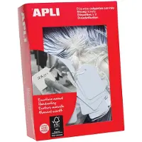 APLI Porte-étiquettes - emballage grand format, 50 x 70 mm, blanc