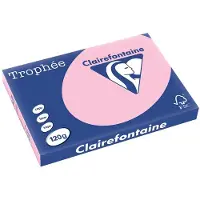 Clairefontaine Rose A3 Papier couleur 120 g/m² (250 feuilles)
