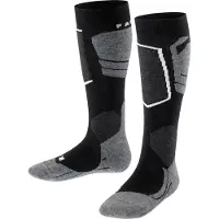 Falke SK4, chaussettes de ski, enfants, noir