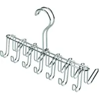 InterDesign Porte cravate en métal pour dressing - Argent