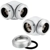 Corsair Hydro X Series Fitting XF Hardline 2-pack, Raccord, Argent