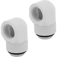 Corsair Hydrox Series Xf 90º Rigid Connector 12 Mm Clair