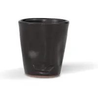 Dutchdeluxes Tasse à Expresso Dutchdeluxes Dented Cup Black Matt 130ml (4 pièces)