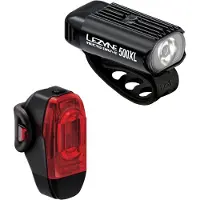 Lezyne Hecto Drive 500xl / Ktv Drive+ Light Set Argenté 500 / 40 Lumens