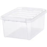 Smartstore boîte de rangement CLASSIC 10 8 litres transparent / blanc