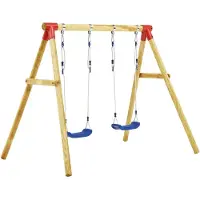vidaXL Ensemble de balançoire 230x130x166 cm Bois de pin