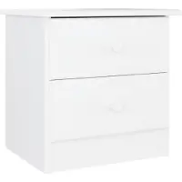 vidaXL Table de chevet ALTA blanc 41x35x41 cm bois de pin massif