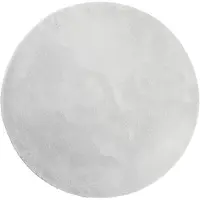 vidaXL Tapis HUARTE à poils courts doux et lavable gris Ø 120 cm