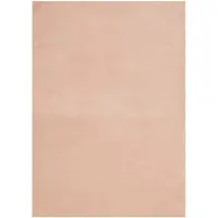 vidaXL Tapis HUARTE à poils courts doux lavable rouge clair 240x340 cm