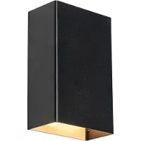 QAZQA Applique murale intelligente noire 10 cm avec 2 Wifi G9 - Otan