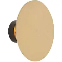 QAZQA Applique murale ronde dorée intelligente avec 2 Wifi G9 - Pulley