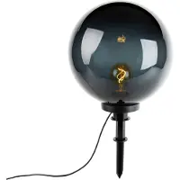 RL LIVE YOUR LIGHT Piquet lumineux moderne fumé 40 cm IP44 - Moshi