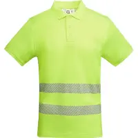 Roly HV9318 | Polo Atrio Shortsleeve Polo pour homme - Couleur : Fluor Yellow 221 - Taille : XXL