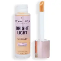 Makeup Revolution Bright Light Face Glow fluide teinté illuminateur teinte Lustre Medium Light 23 ml