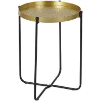 Home Deco Factory Table D Appoint Metal Martele Alia D35cm