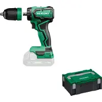 HiKOKI Perceuse visseuse sans fil 55 Nm 18 V mandrin rapide DS18DDQW2Z avec HitCase II (Produit seul)