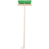 Bigjigs Toys Outil de jardinage - - Brosse de jardinage - Long manche - Couleur verte - Pour enfants