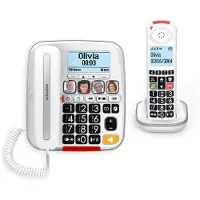 SwissVoice Téléphone sans fil Xtra 3355 Combo Blanc