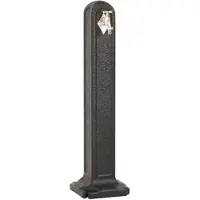 vidaXL Réservoir de jardin avec robinet Anthracite Aspect de pierre