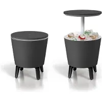 Keter Cool Bar Bar de jardin - Gris foncé 230901