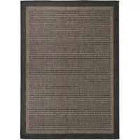 vidaXL Tapis à tissage plat d'extérieur 120x170 cm Marron foncé