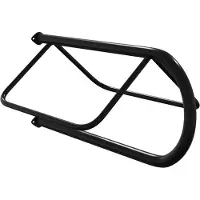 vidaXL Porte-selle mural noir fer