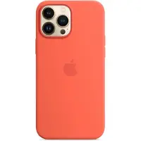 Apple Coque en silicone MagSafe iPhone 13 Pro Max - Nectarine