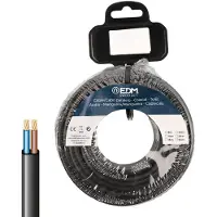 EDM Câble Plat Parallèle Bobine 2x2.5 Mm 5 M