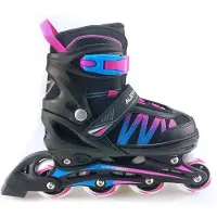 Alert Inline Skates Maat 39-42 Blauw/Roze/Zwart