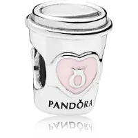 Pandora Jewelry Take a Break Coffee Cup Charm - Fun Original Charm Charm Bracelets - Perfect Charm pour maman Sur fille et plus - Sterling Silve