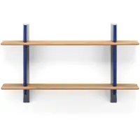Vitra Rayonnage Mural Deep Black | Natural Oak