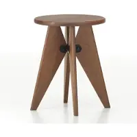 Vitra Tabouret Bois American Walnut