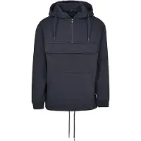 Build Your Brand Sweat Pull Over Hoodie Bleu S Homme