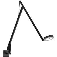 Rotaliana Applique Murale , dimmable, Noir, Salon / séjour, Aluminium