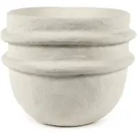 Serax Flower Pot Papier Maché Earth White