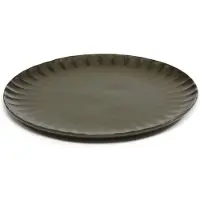 Serax Assiette à Petit Déjeuner Serax Inku Tableware Green M 21 cm