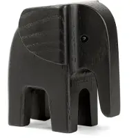 Novoform Figurine en bois - Elephant - Black teintée - - UneTaille - Décoration