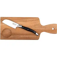 Laguiole Santoku Couteau à Fromage avec Planche de Service Acacia