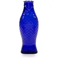 Serax Fish & Fish Bouteille Cobalt Blue
